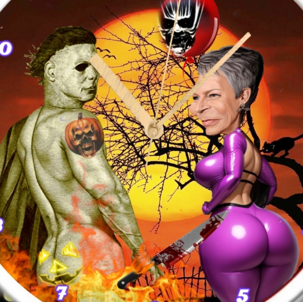 Michael Myers led light clock